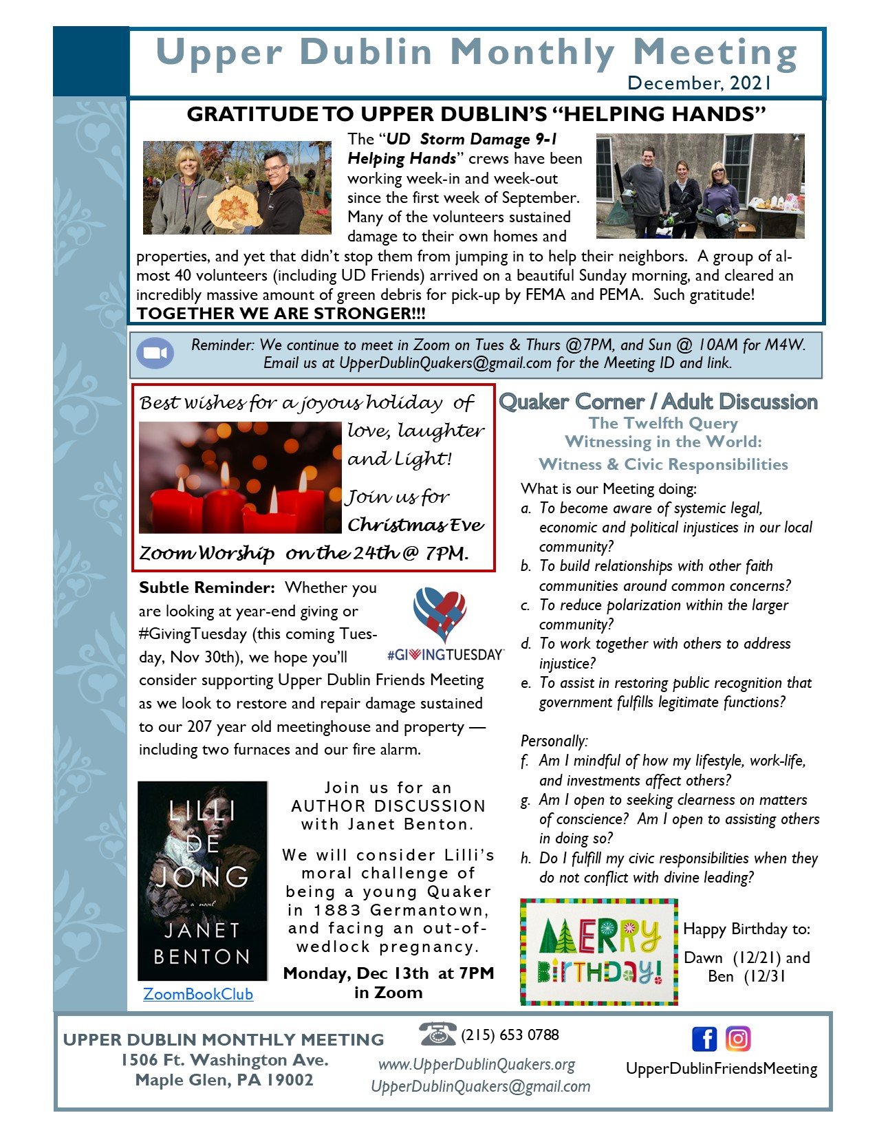 12-2021 UDMM newsletter